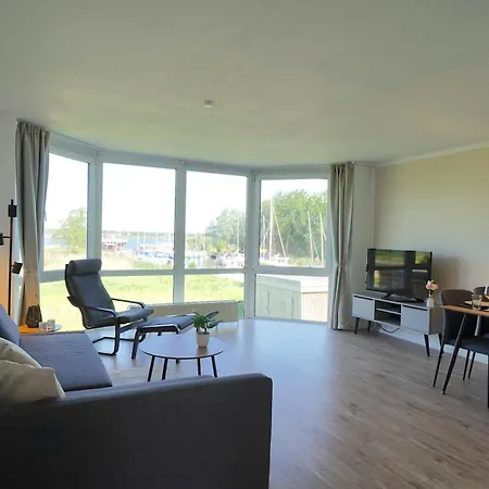 아파트 Moderne N°9 Stexwig Mit Panorama Schleiblick Borgwedel
